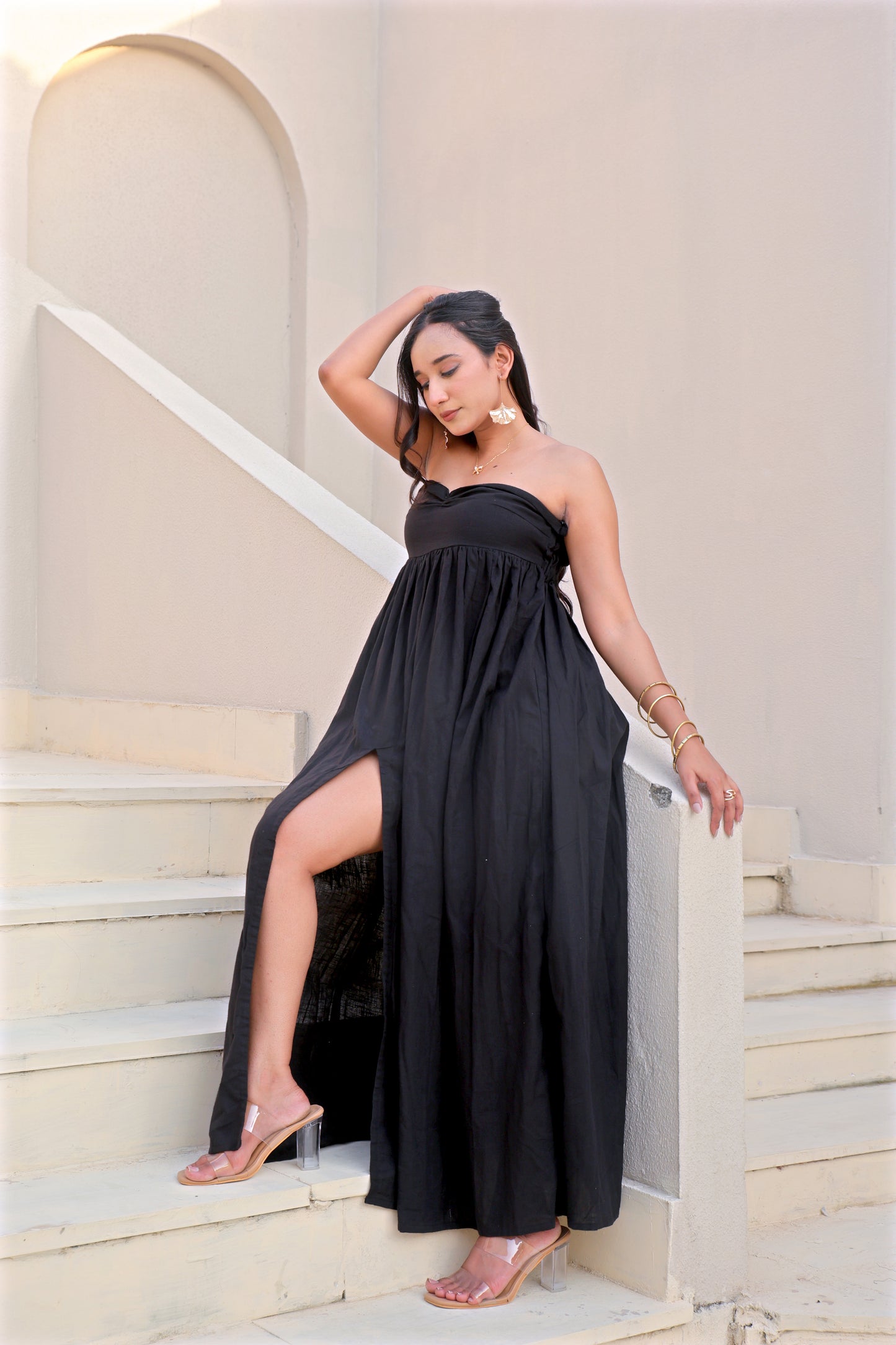 The Santorini Skater Dress